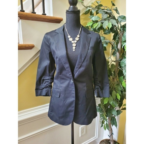 Express Black Cropped Blazer  Size 4 - Picture 12 of 12